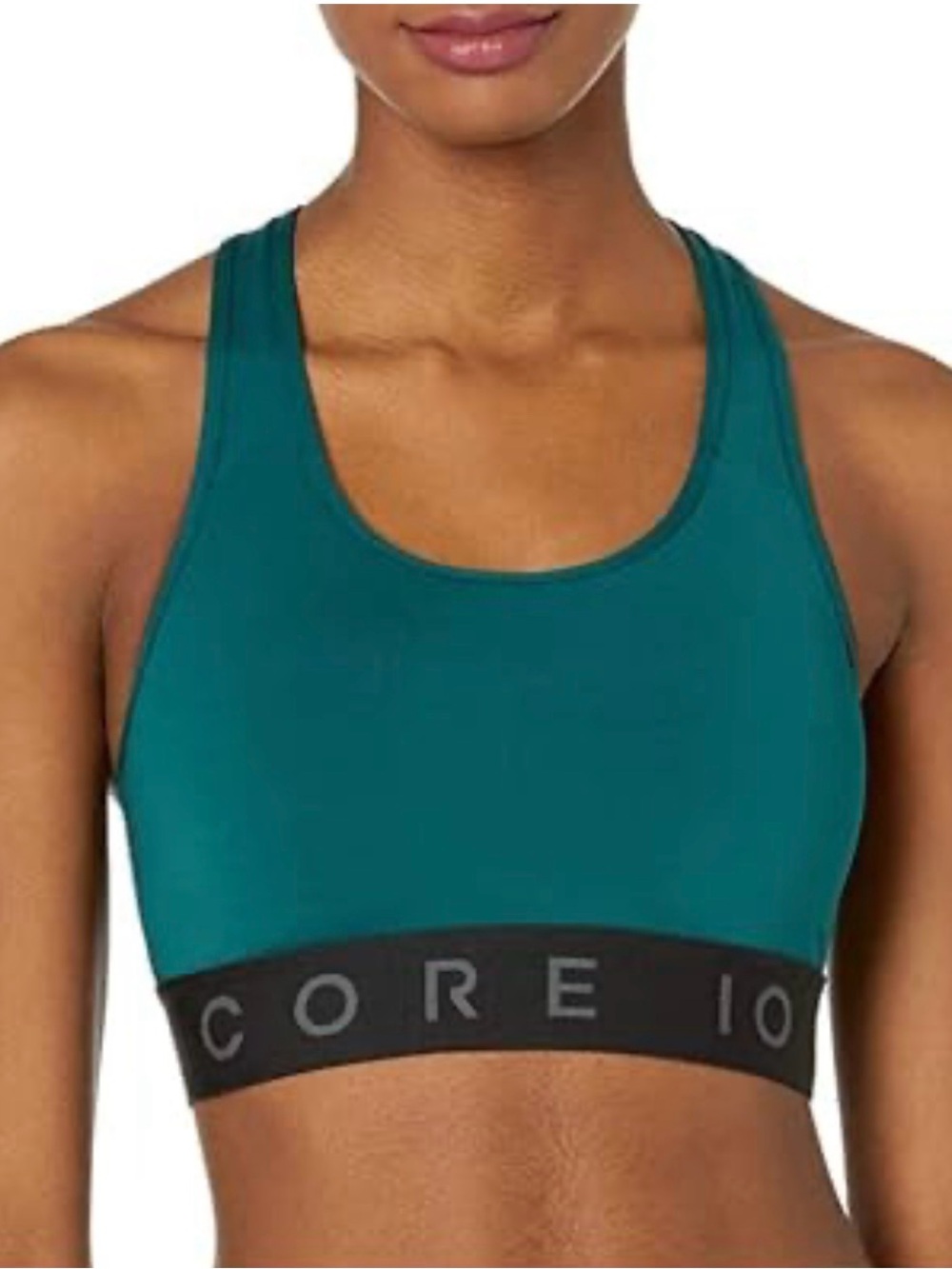 Core 10 Lime yellow Racerback Sports Bra Size M